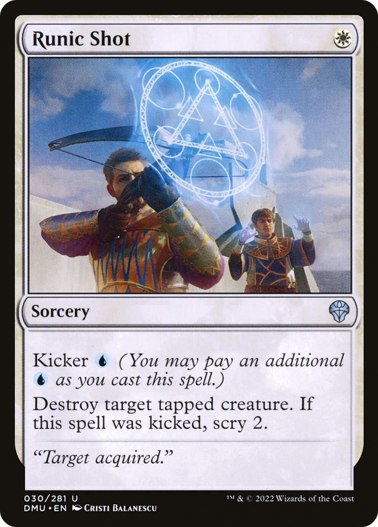 Runic Shot (DMU-030) - Dominaria United Foil