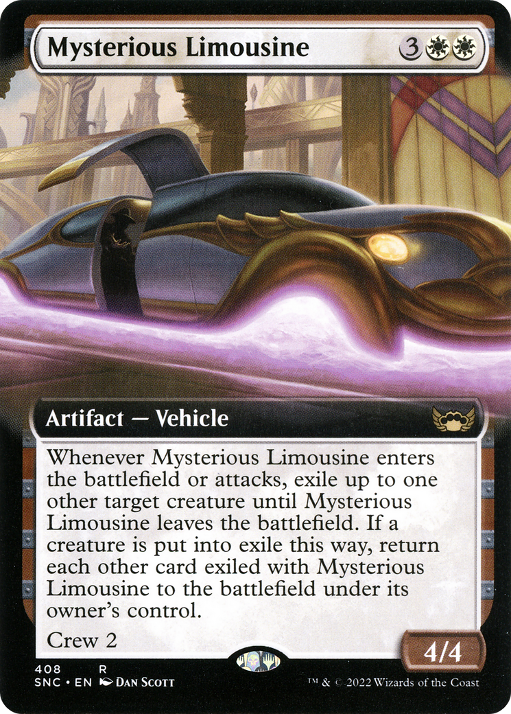 Mysterious Limousine (SNC-408) - Streets of New Capenna: (Extended Art)