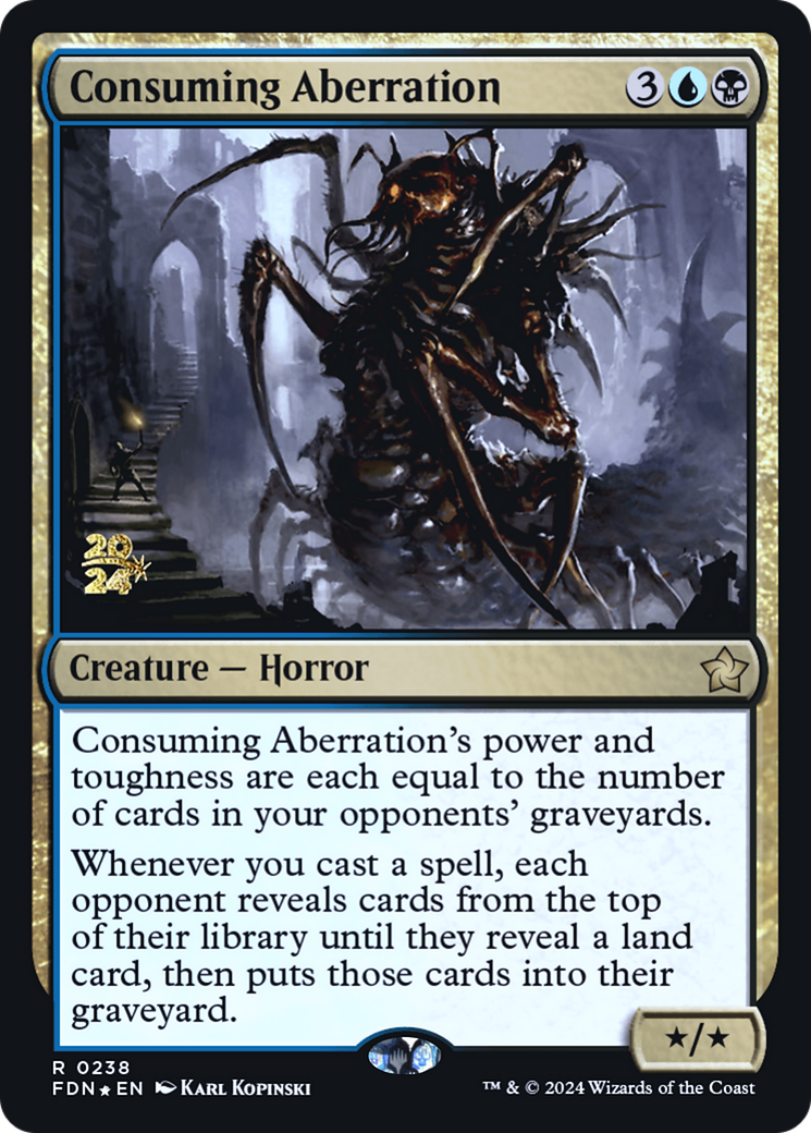 Consuming Aberration (PRE-238) - Foundations Promos Foil