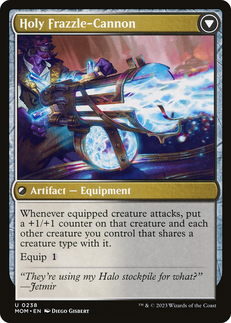 Invasion of New Capenna // Holy Frazzle-Cannon (MOM-238) - March of the Machine Foil