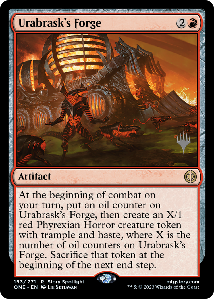 Urabrask's Forge (PPONE-153P) - Phyrexia: All Will Be One Promos Foil