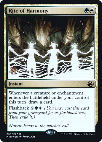 Rite of Harmony (PRE-236S) - Innistrad: Midnight Hunt Promos Foil