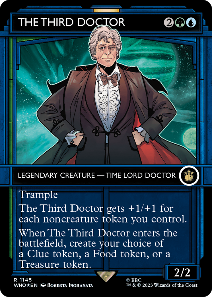 The Third Doctor (WHO-1145) - Doctor Who: (Showcase) (Borderless) Foil