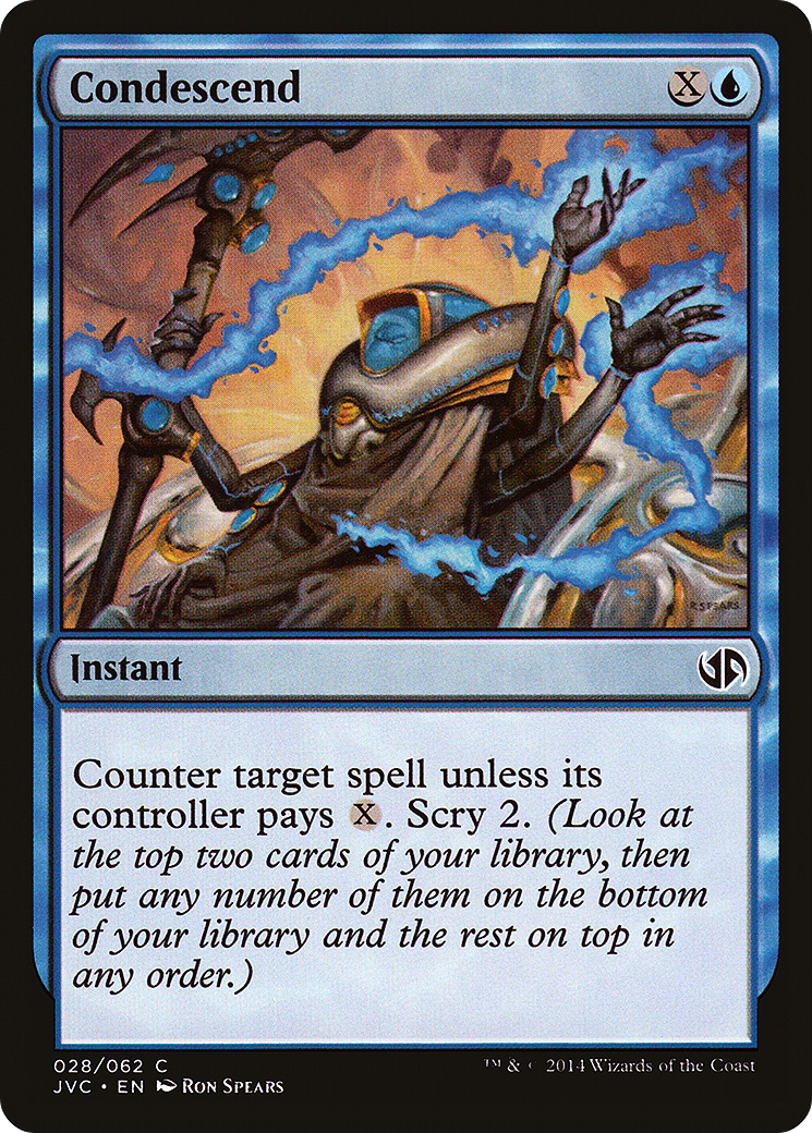 Condescend (DD3-028) - Duel Decks Anthology: Jace vs. Chandra