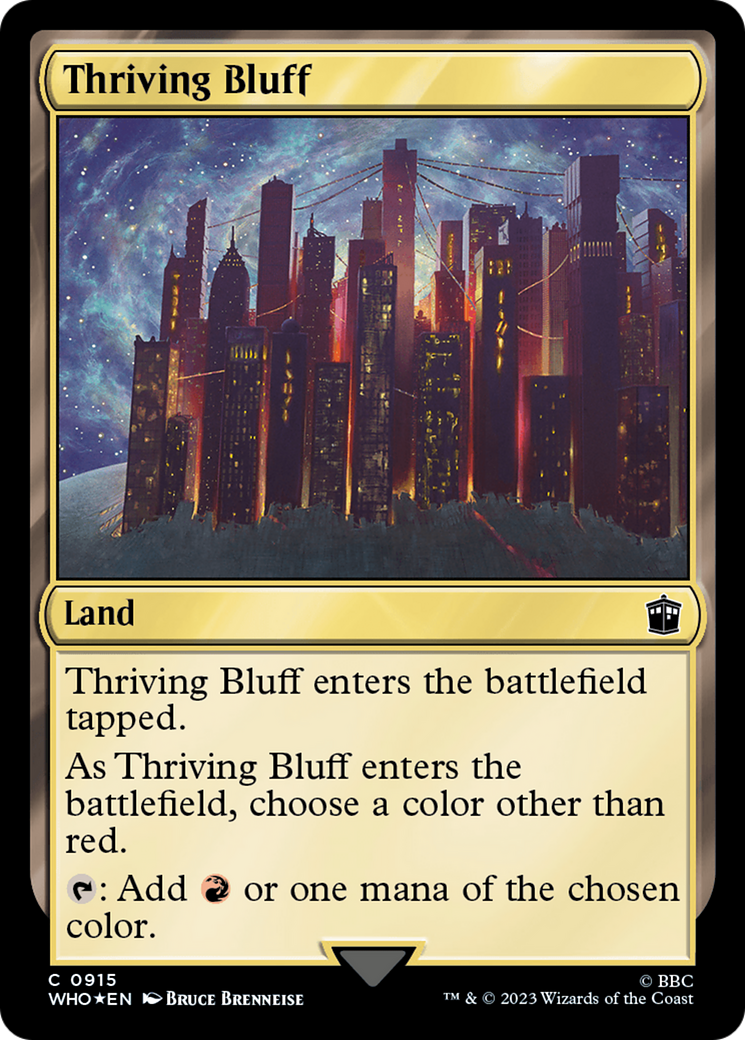 Thriving Bluff (WHO-915) - Doctor Who Foil