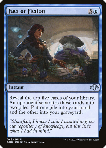 Fact or Fiction (DMR-048) - Dominaria Remastered Foil