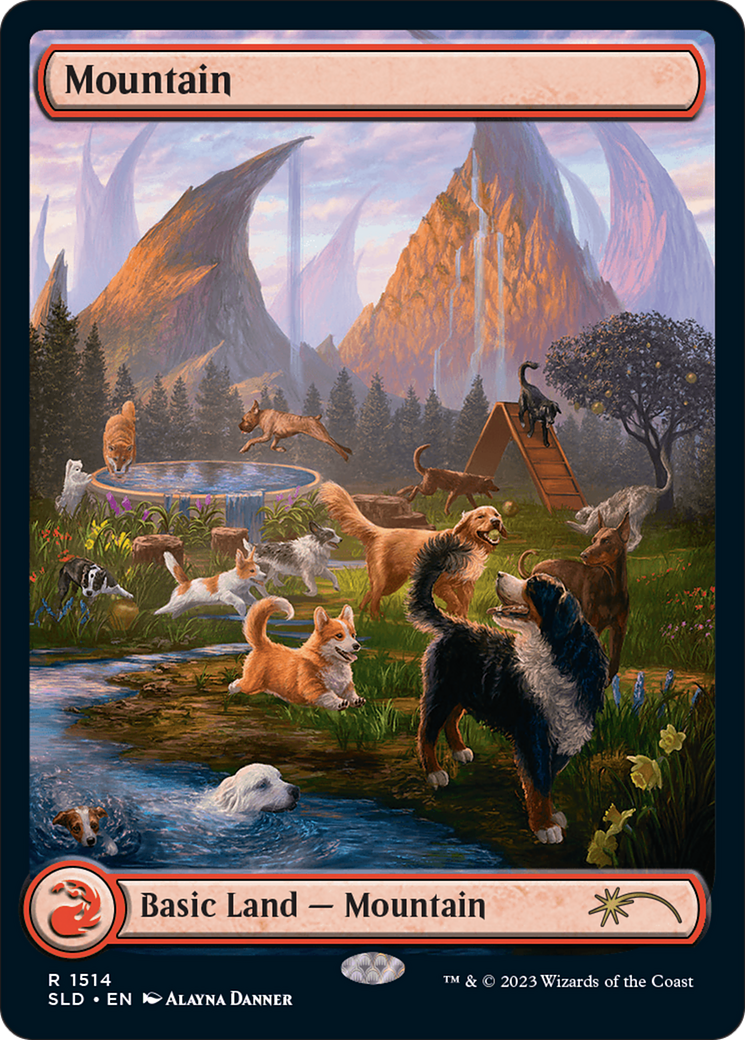 Mountain (SLD-1514) - Secret Lair Drop: (Full Art) Foil