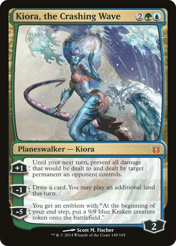 Kiora, the Crashing Wave (BNG-149) - Born of the Gods