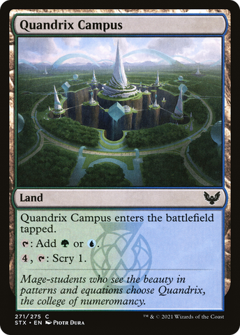 Quandrix Campus (STX-271) - Strixhaven: School of Mages Foil