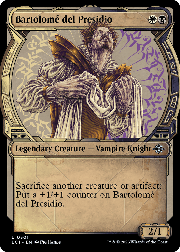 Bartolomé del Presidio (LCI-301) - The Lost Caverns of Ixalan: (Showcase) Foil