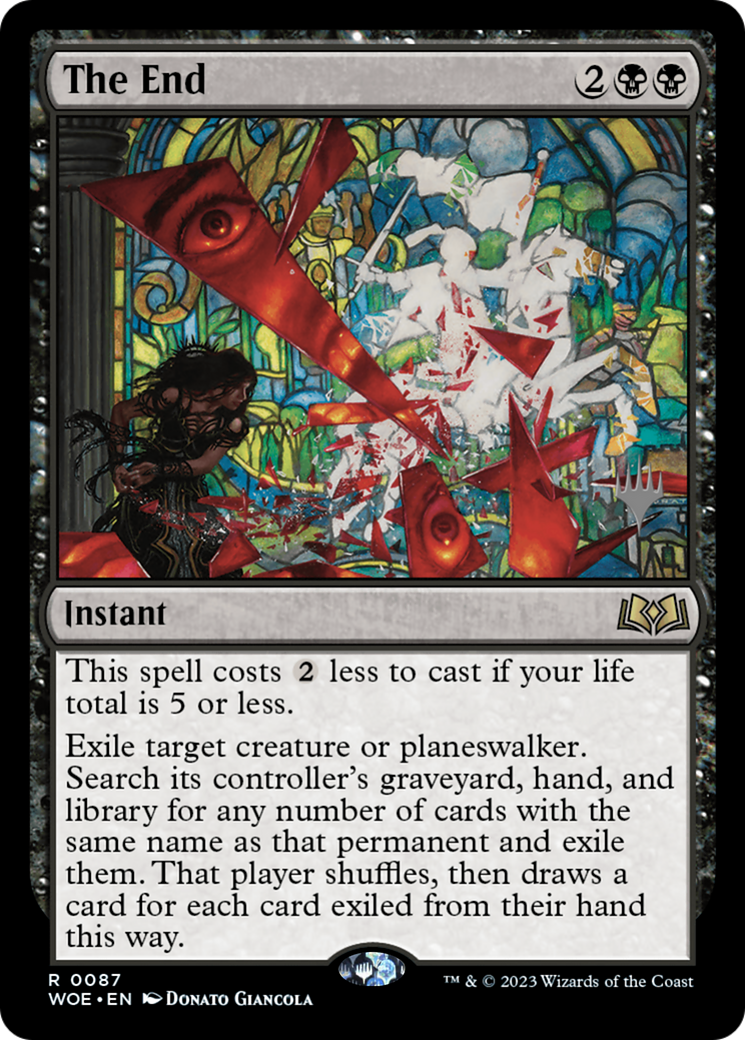 The End (PPWOE-87P) - Wilds of Eldraine Promos Foil