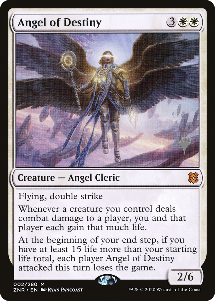 Angel of Destiny (PPZNR-002) - Zendikar Rising Promos