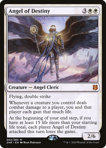 Angel of Destiny (PPZNR-002) - Zendikar Rising Promos Foil