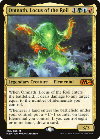 Omnath, Locus of the Roil (PPM20-216) - Core Set 2020 Promos Foil