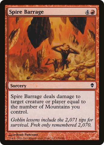 Spire Barrage (ZEN-150) - Zendikar