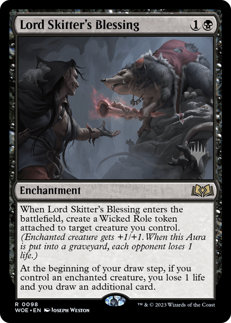 Lord Skitter's Blessing (PPWOE-98P) - Wilds of Eldraine Promos