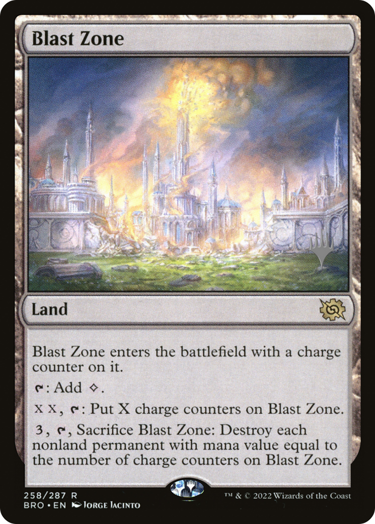 Blast Zone (PPBRO-258) - The Brothers' War Promos