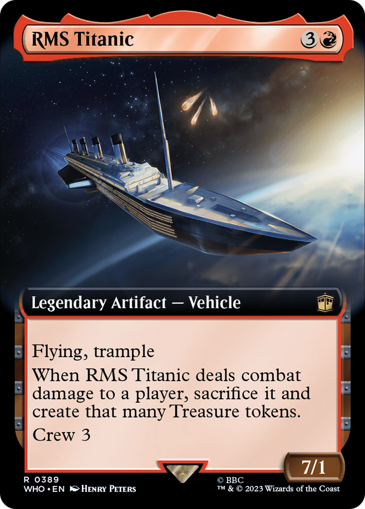 RMS Titanic (WHO-389) - Doctor Who: (Extended Art) Foil