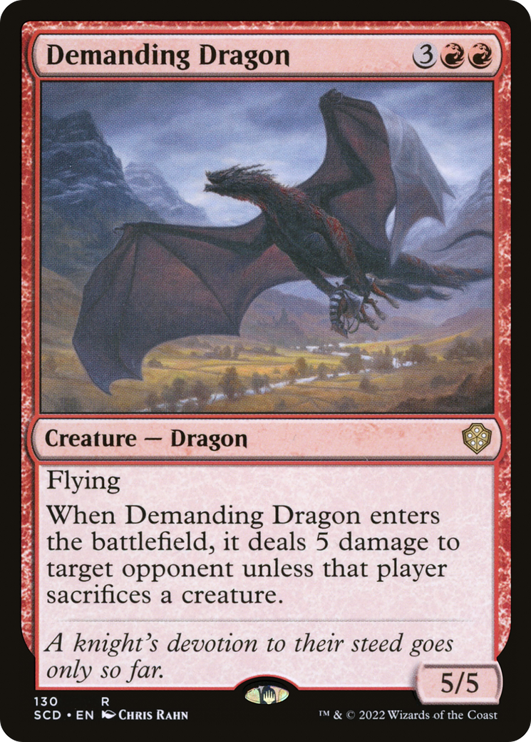 Demanding Dragon (SCD-130) - Starter Commander Decks