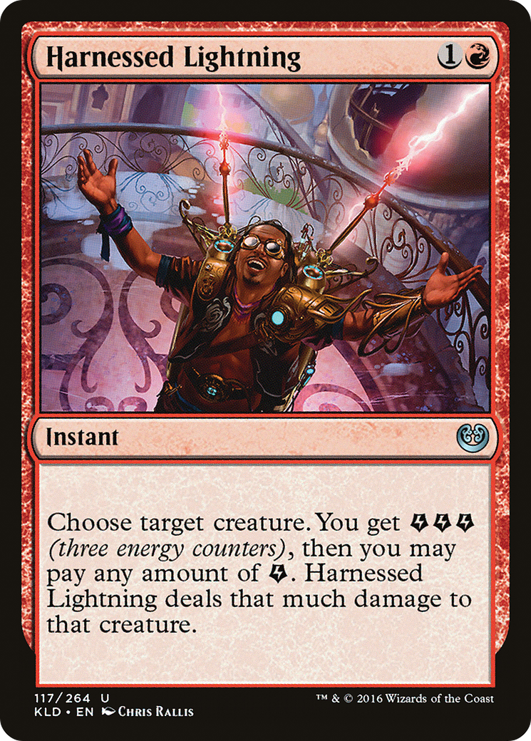 Harnessed Lightning (KLD-117) - Kaladesh Foil