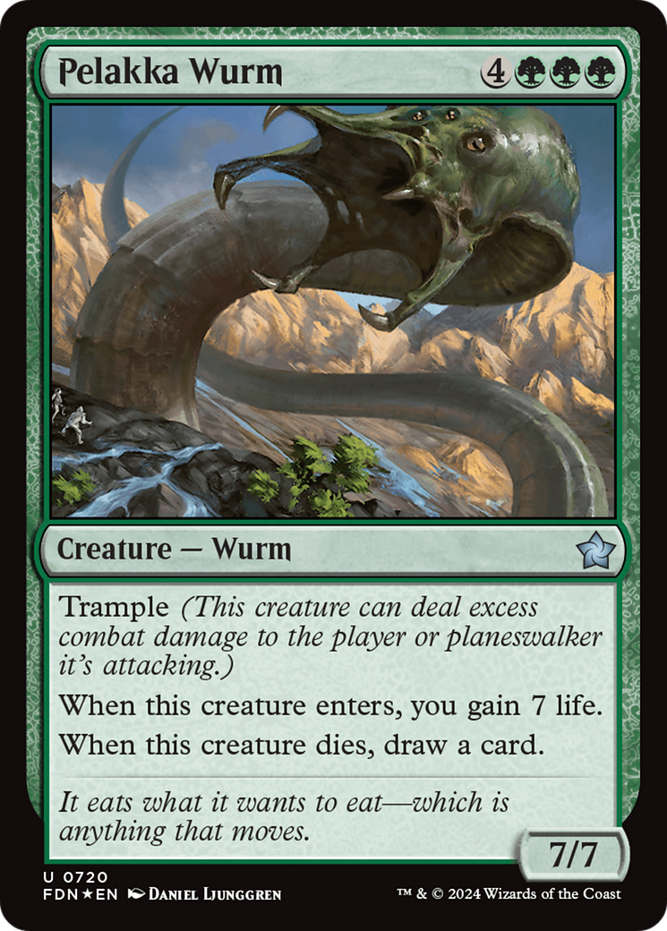 Pelakka Wurm (FDN-720) - Foundations Foil