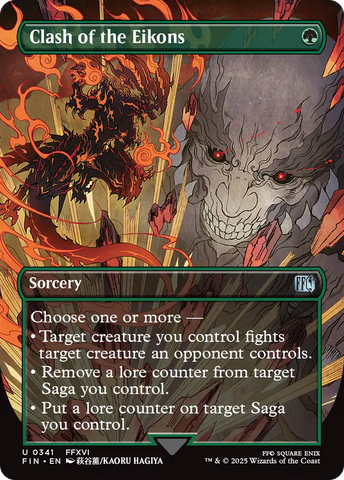 Clash of the Eikons (FIN-341) - FINAL FANTASY (Borderless)