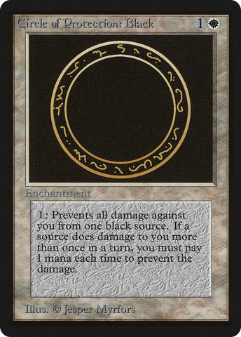 Circle of Protection: Black (LEB-010) - Limited Edition Beta