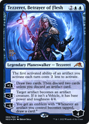Tezzeret, Betrayer of Flesh (PRE-84S) - Kamigawa: Neon Dynasty Promos Foil