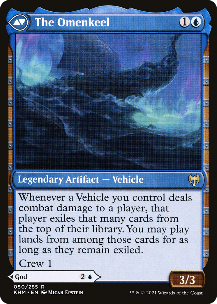 Cosima, God of the Voyage // The Omenkeel (KHM-050) - Kaldheim Foil