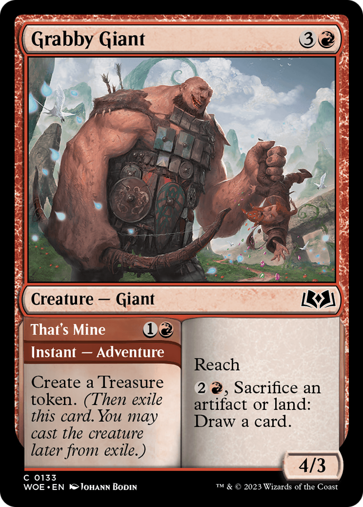 Grabby Giant // That's Mine (WOE-133) - Wilds of Eldraine