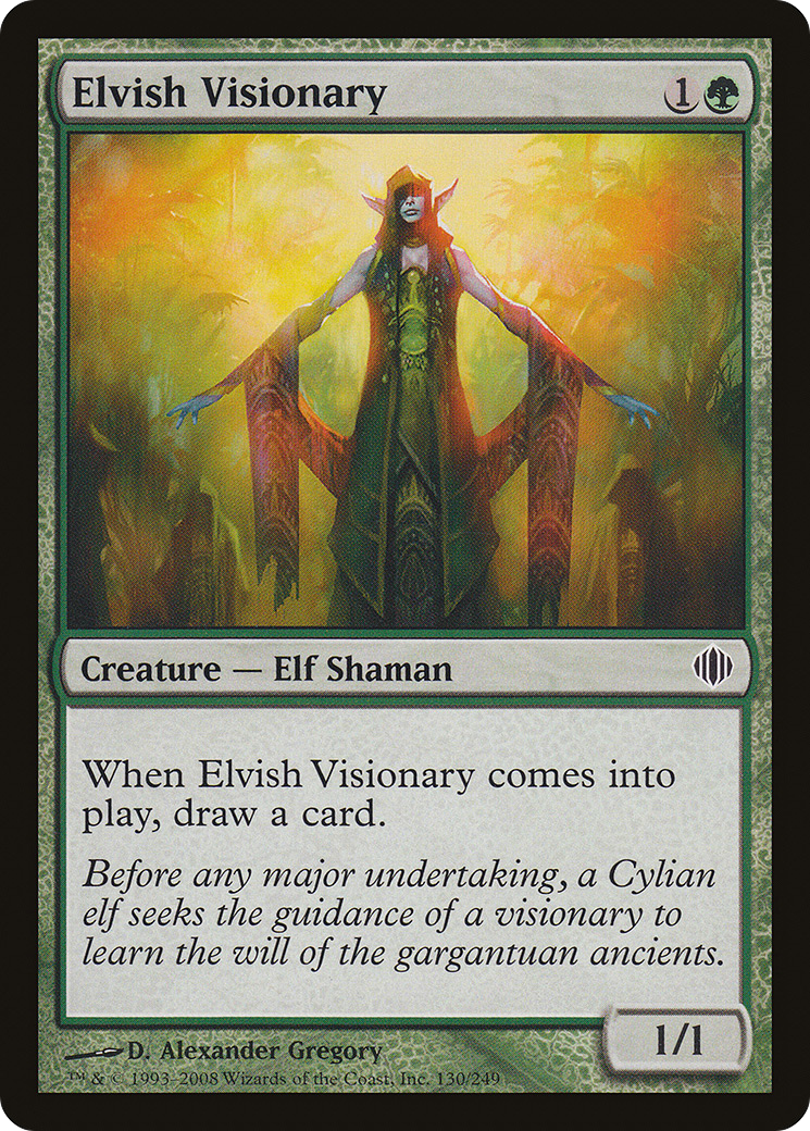 Elvish Visionary (ALA-130) - Shards of Alara Foil