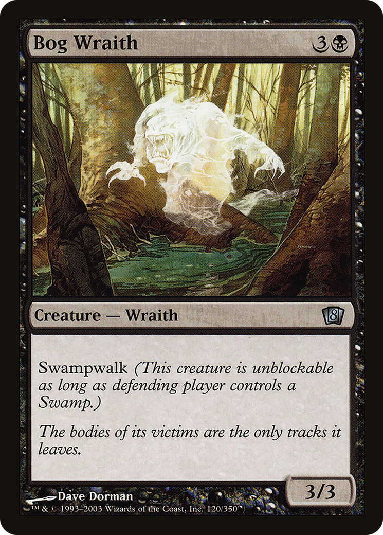Bog Wraith (8ED-120★) - Eighth Edition Foil