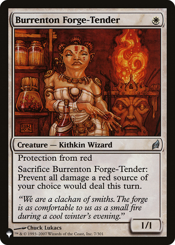 Burrenton Forge-Tender (LIST-7/301) - The List