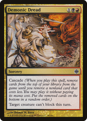 Demonic Dread (ARB-038) - Alara Reborn