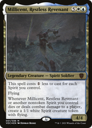 Millicent, Restless Revenant (VOC-001) - Crimson Vow Commander Display Commanders Etched Foil