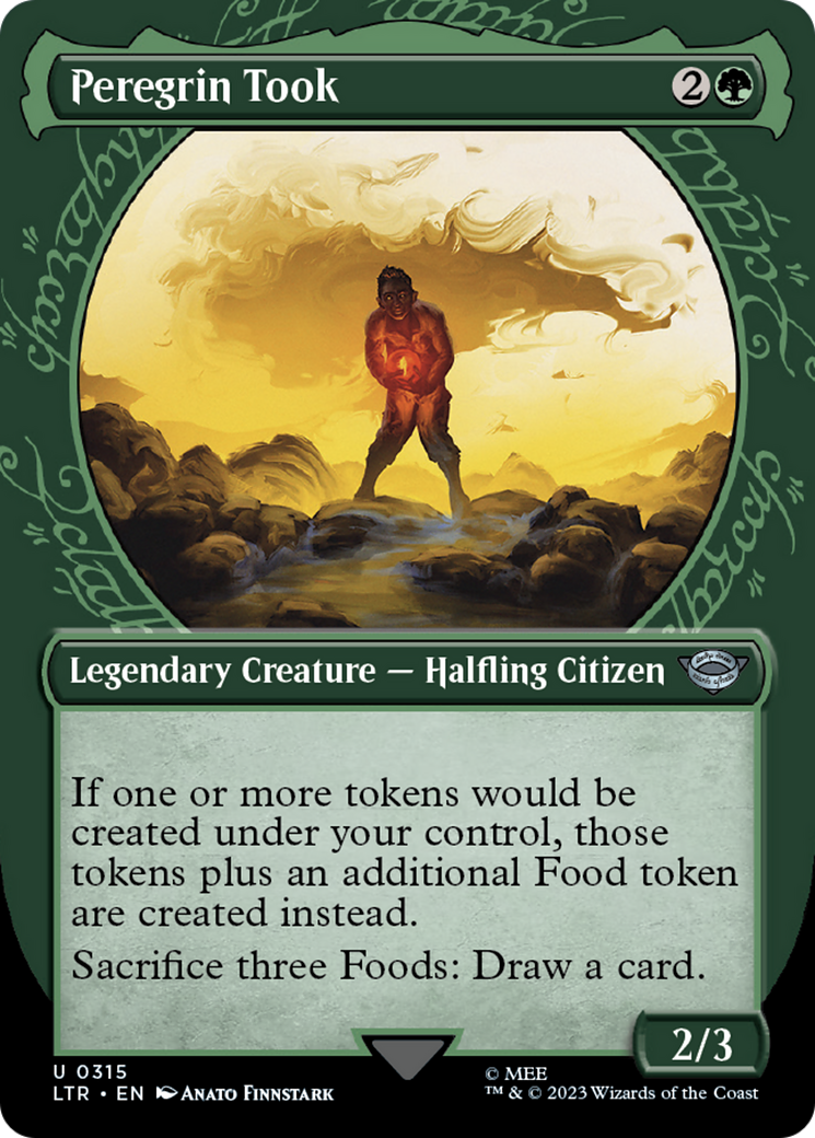 Peregrin Took (LTR-315) - The Lord of the Rings: Tales of Middle-earth: (Showcase) (Borderless) Foil