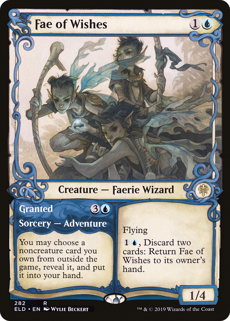 Fae of Wishes // Granted (ELD-282) - Throne of Eldraine: (Showcase)