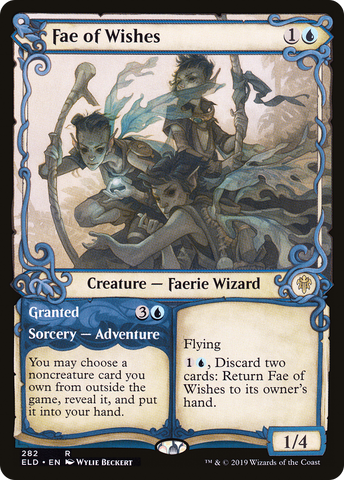 Fae of Wishes // Granted (ELD-282) - Throne of Eldraine: (Showcase)