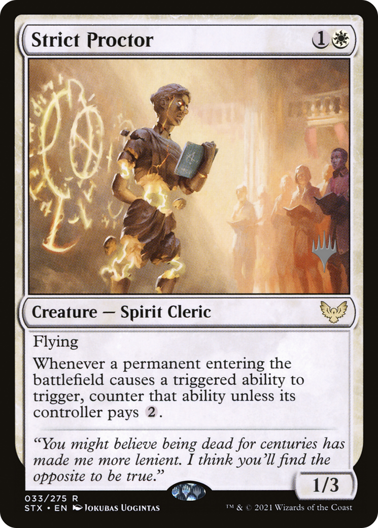 Strict Proctor (PPSTX-33P) - Strixhaven: School of Mages Promos