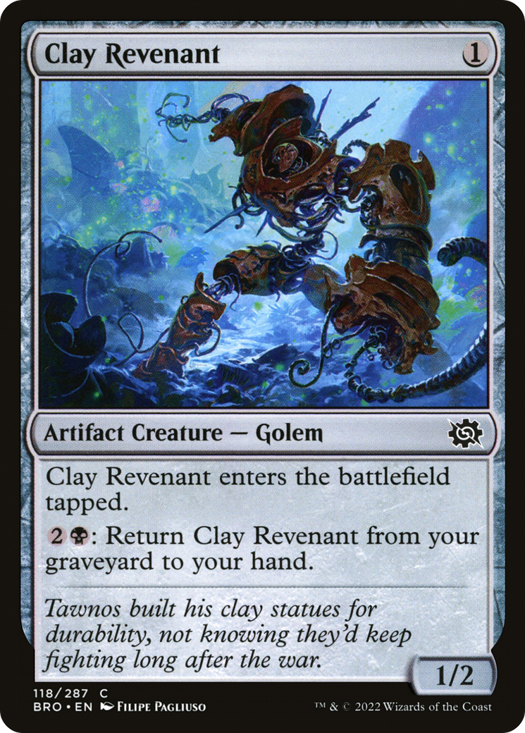Clay Revenant (BRO-118) - The Brothers' War Foil