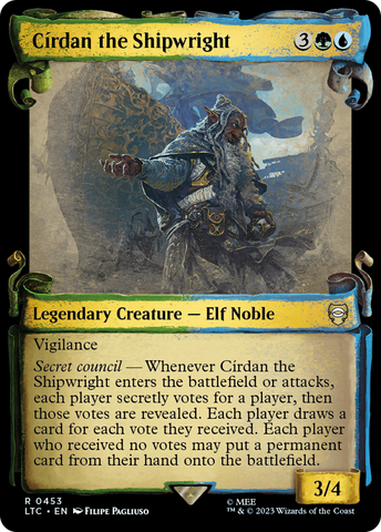 Círdan the Shipwright (LTC-453) - Tales of Middle-earth Commander: (Showcase) Foil