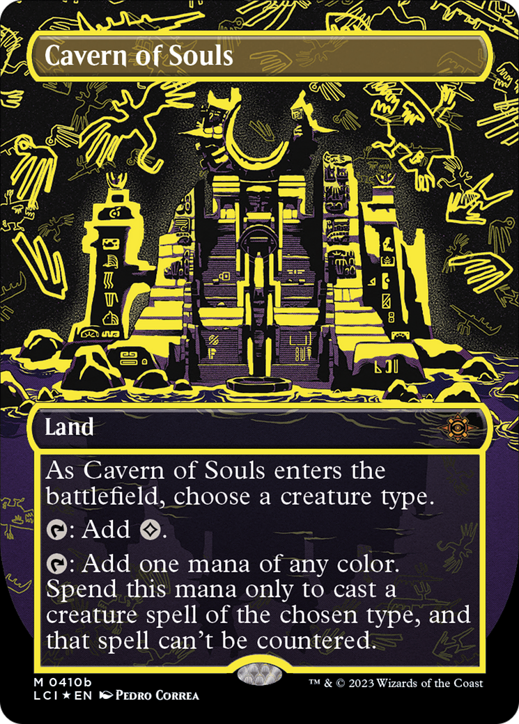 Cavern of Souls (WPN-410B) - The Lost Caverns of Ixalan (Borderless) Foil