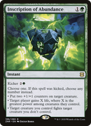 Inscription of Abundance (ZNR-186) - Zendikar Rising Foil