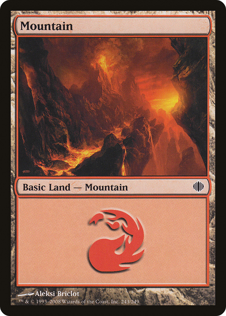 Mountain (ALA-243) - Shards of Alara Foil
