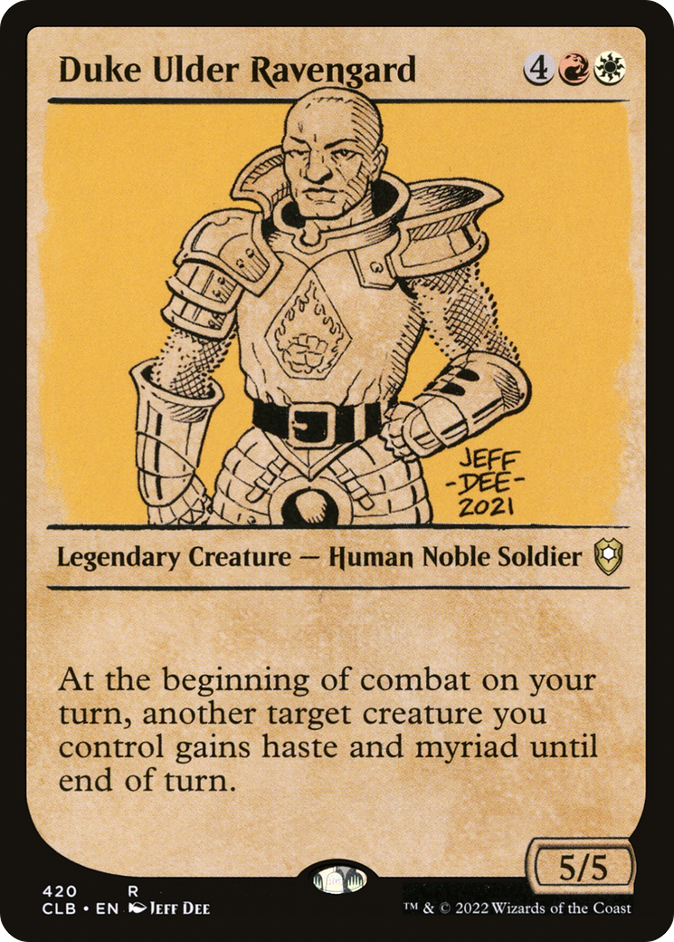Duke Ulder Ravengard (CLB-420) - Commander Legends: Battle for Baldur's Gate: (Showcase)