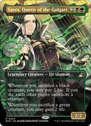 Savra, Queen of the Golgari (RVR-440) - Ravnica Remastered (Borderless) Foil