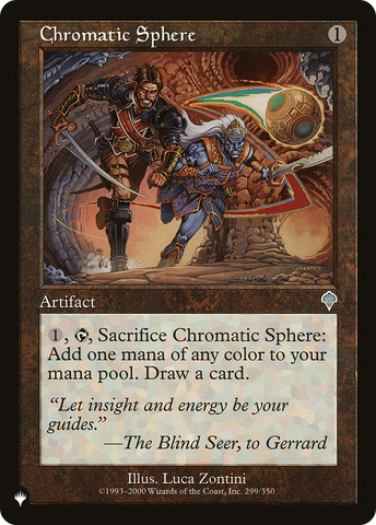 Chromatic Sphere (LIST-INV-299) - The List