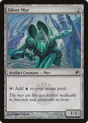 Silver Myr (SOM-202) - Scars of Mirrodin