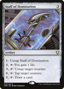 Staff of Domination (CMR-343) - Commander Legends Foil