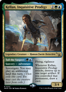 Kellan, Inquisitive Prodigy // Tail the Suspect (PPMKM-212) - Murders at Karlov Manor Promos Foil